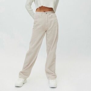 BDG Light Tan Corduroy Straight Leg Pants